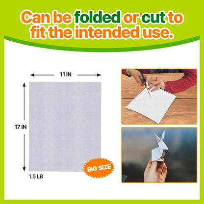 Bird Cage Liner Sheets Acid Free Non Toxic Paper Bedding 120Ct