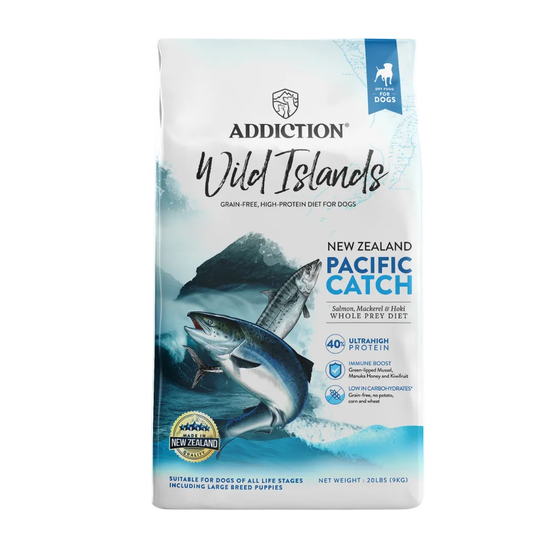 Wild Islands Pacific Catch Premium King Salmon Mackerel & Hoki Dry Dog Food