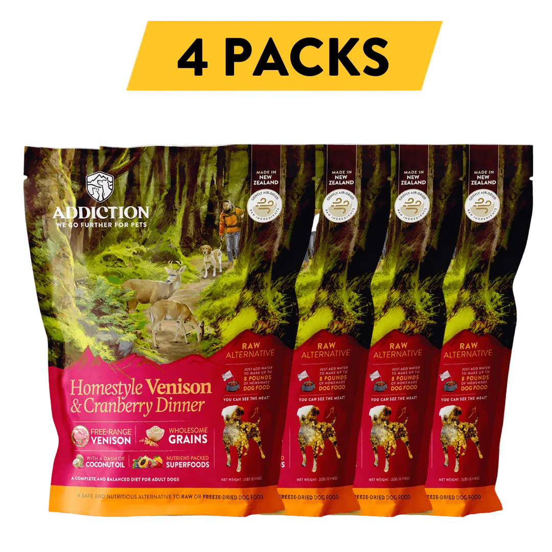 Homestyle Venison & Cranberry Dinner Air-Dried Dog Food
