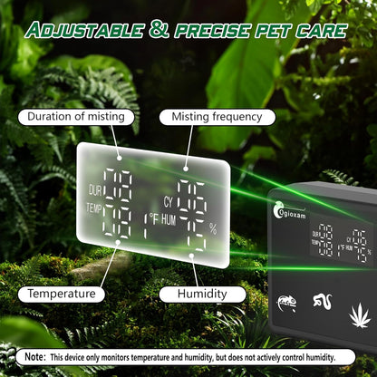 Automatic Reptile Mister System Smart Humidifier Timer Terrarium