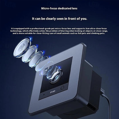 2K HD Aquarium WiFi Camera with Night Vision & Smart Monitoring