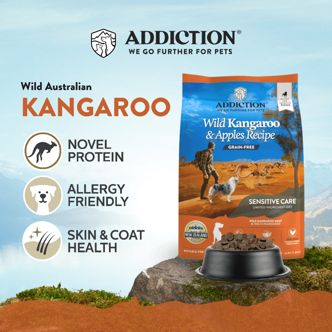 Addiction Outback Kangaroo Feast & Wild Kangaroo & Apples Dry Dog Food Bundle