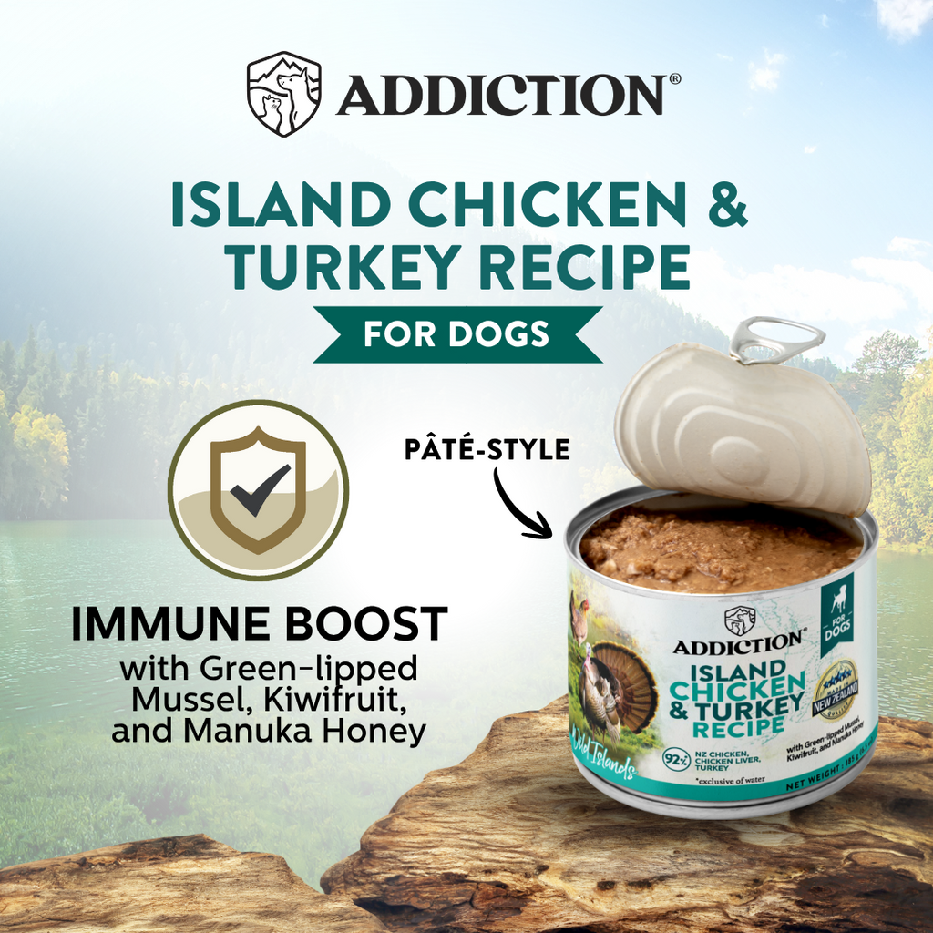 Wild Islands Island Chicken & Turkey Recipe Premium Grain-free Canned Dog Food 185g