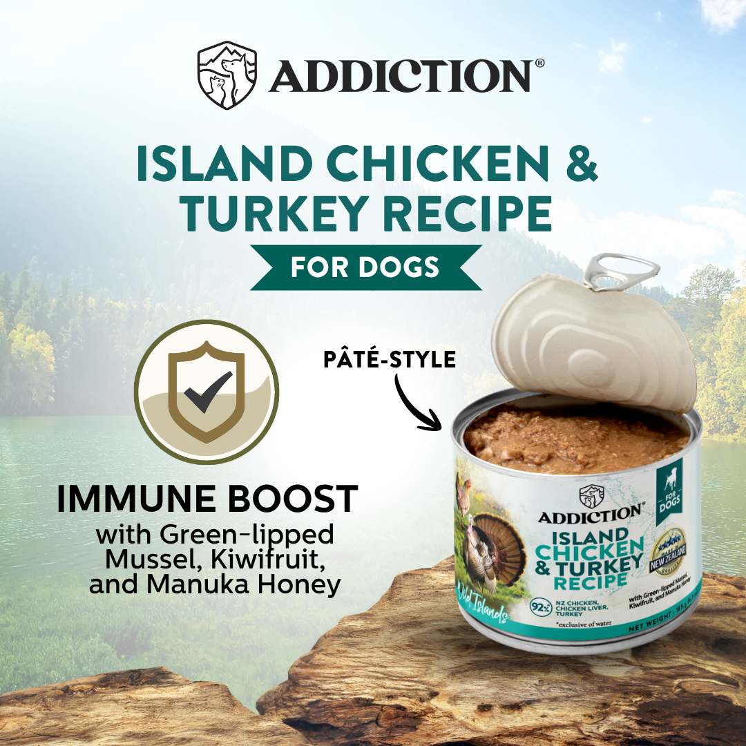 Wild Islands Island Chicken & Turkey Recipe Premium Grain-free Canned Dog Food 185g