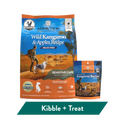 Addiction Wild Kangaroo Dry Dog Food & Meaty Bites Dog Treats Bundle
