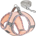 Dog Harness and Leash Set No Pull Reflective Step In Adjustable Small Dogs Cats