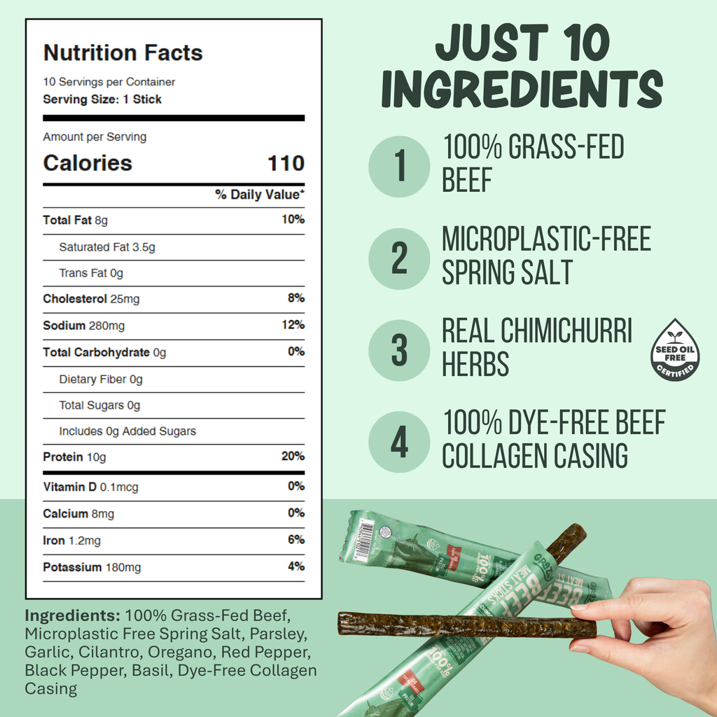 Chimichurri Beef Meat Sticks