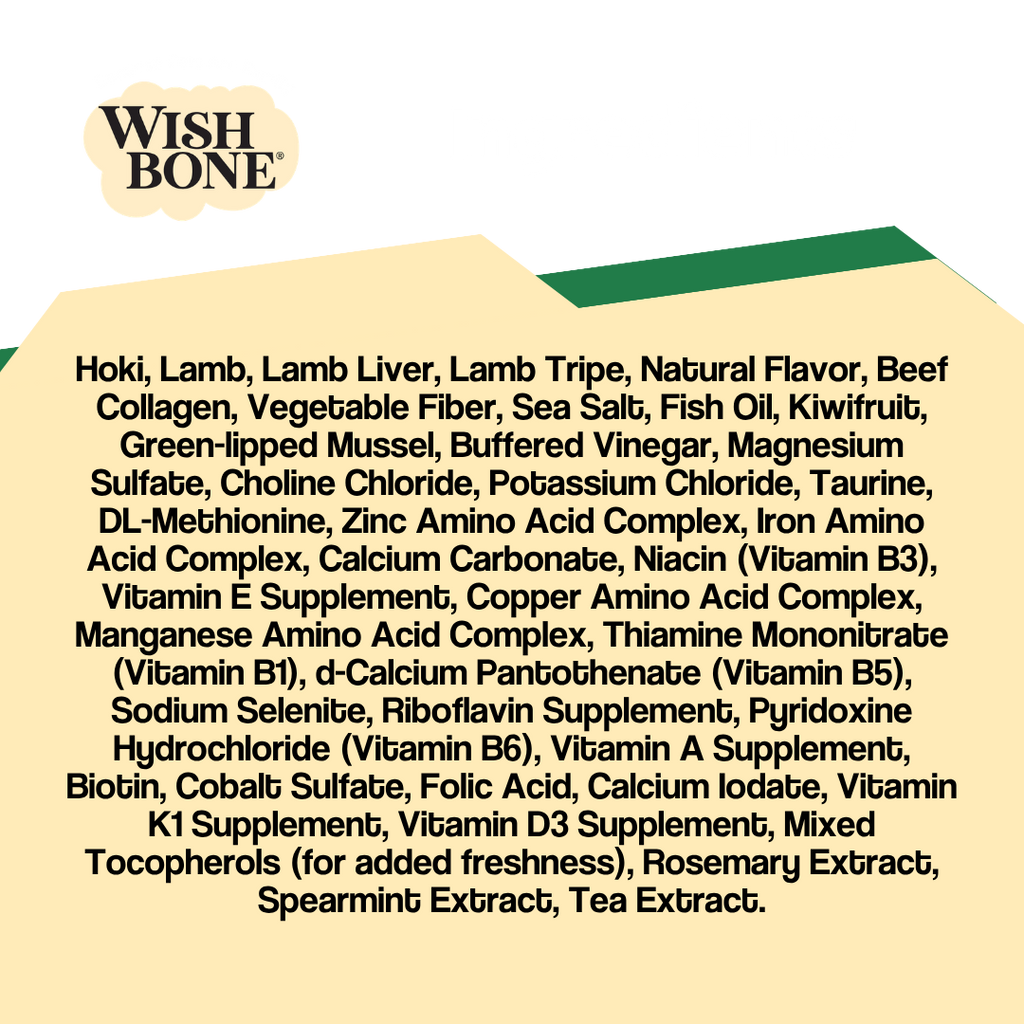 Wishbone Air-Dried Ocean Fish & Lamb Recipe Dog Food - 454g