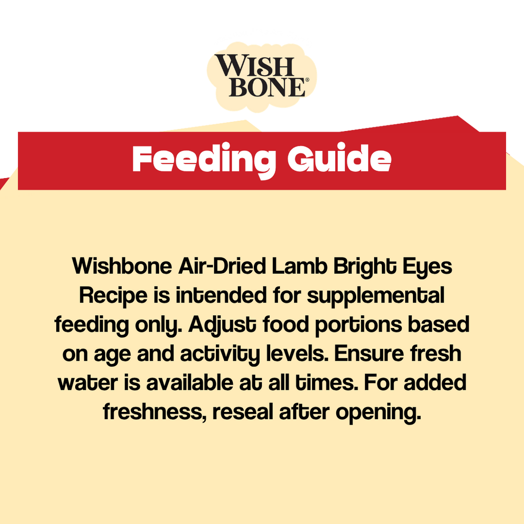 Wishbone Air-Dried Lamb Recipe Dog Food - 454g