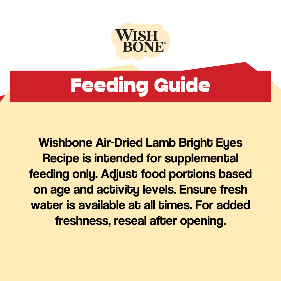 Wishbone Air-Dried Lamb Recipe Dog Food - 454g