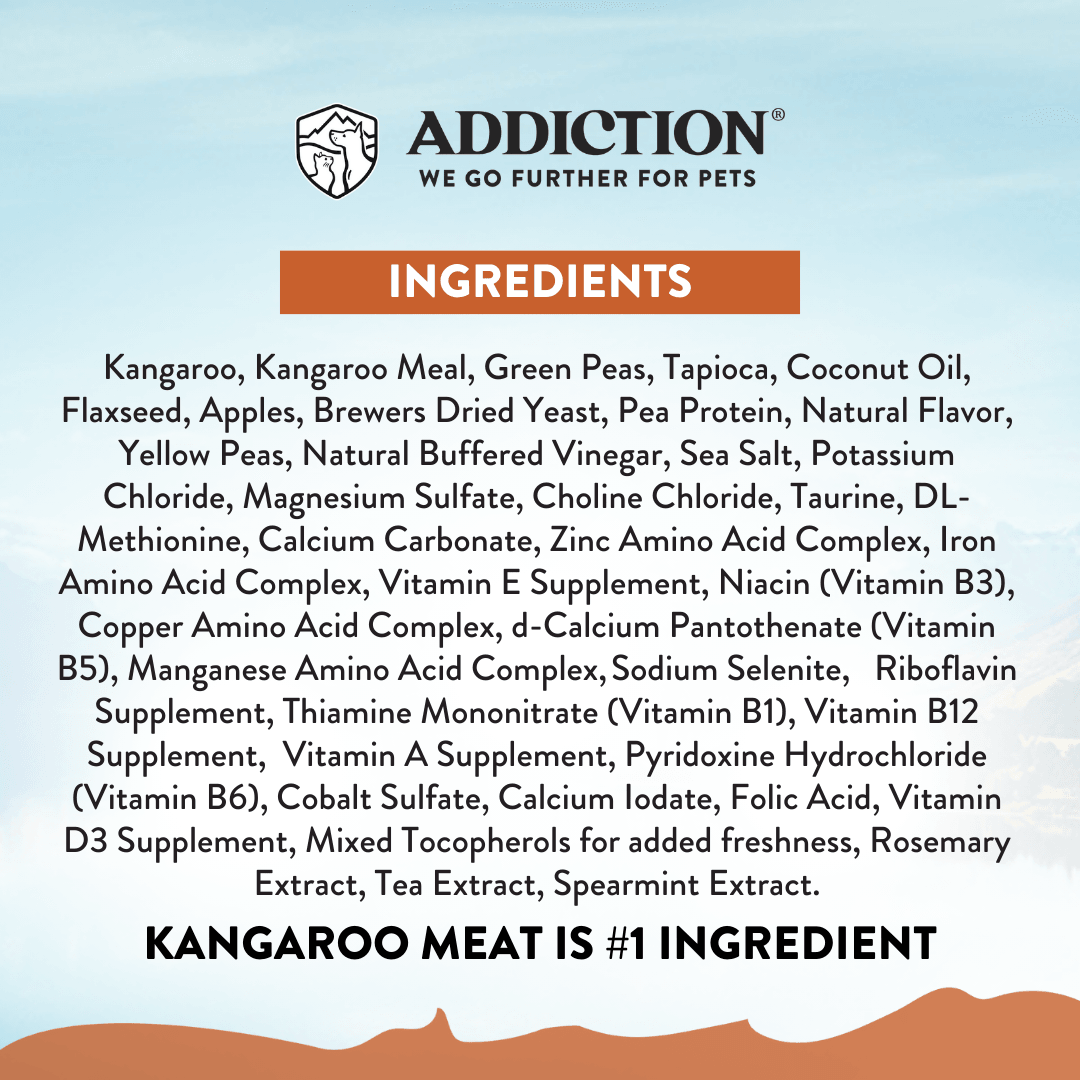 Addiction Outback Kangaroo Feast & Wild Kangaroo & Apples Dry Dog Food Bundle