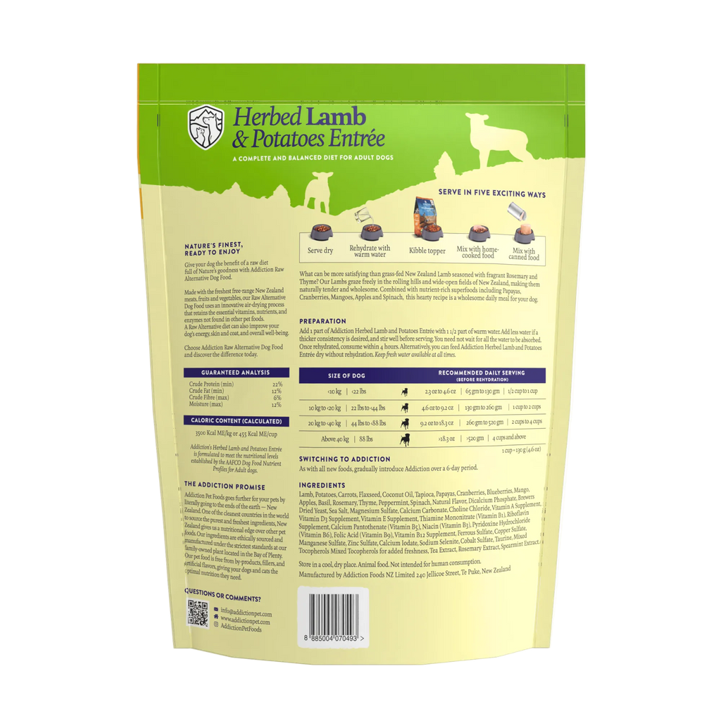 Herbed Lamb & Potatoes Air-Dried Dog Food