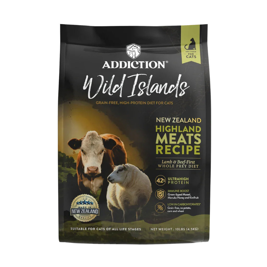 Wild Islands Highland Meats Grass-Fed Beef & Lamb Recipe Dry Cat Food