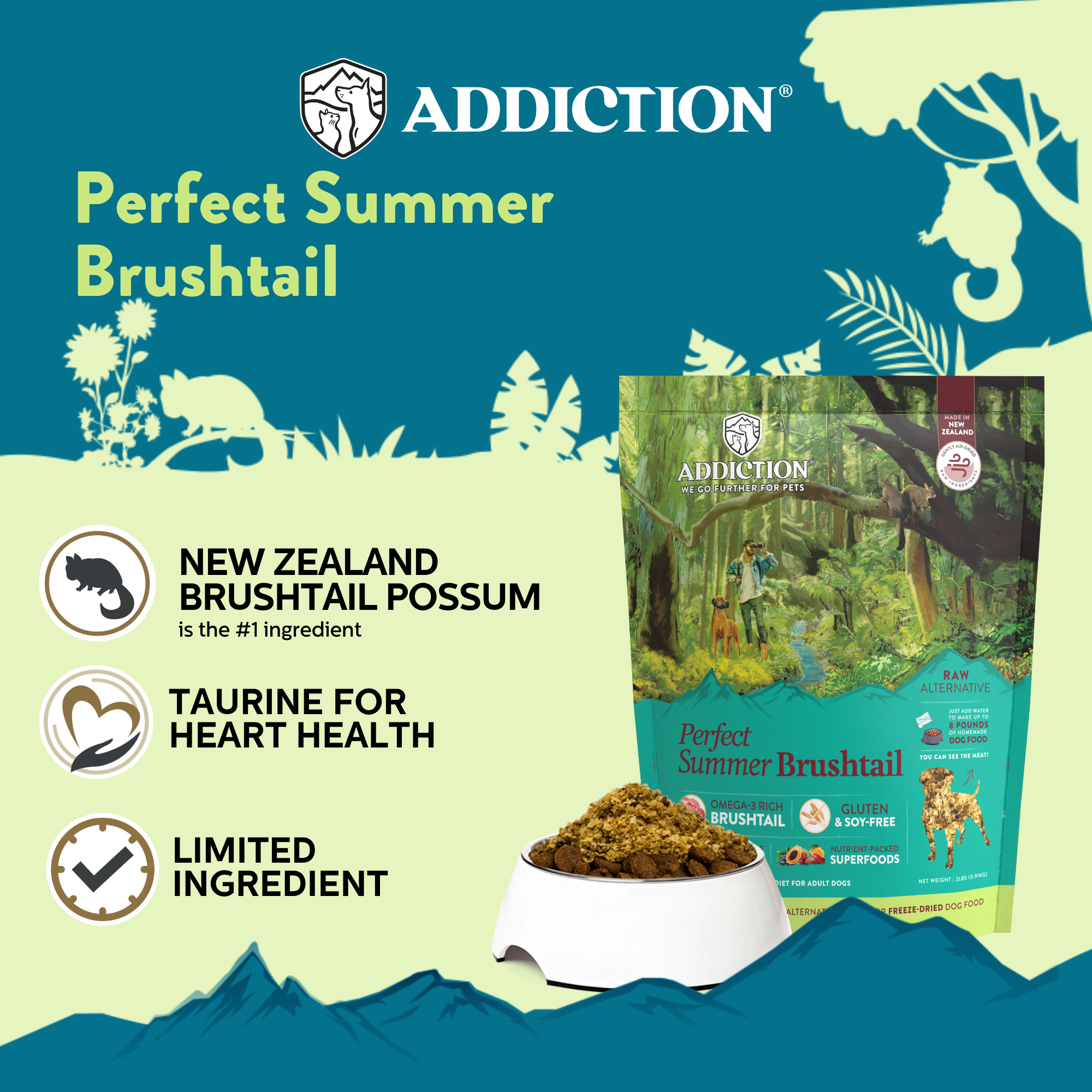 Perfect Summer Brushtail Air-Dried Dog Food