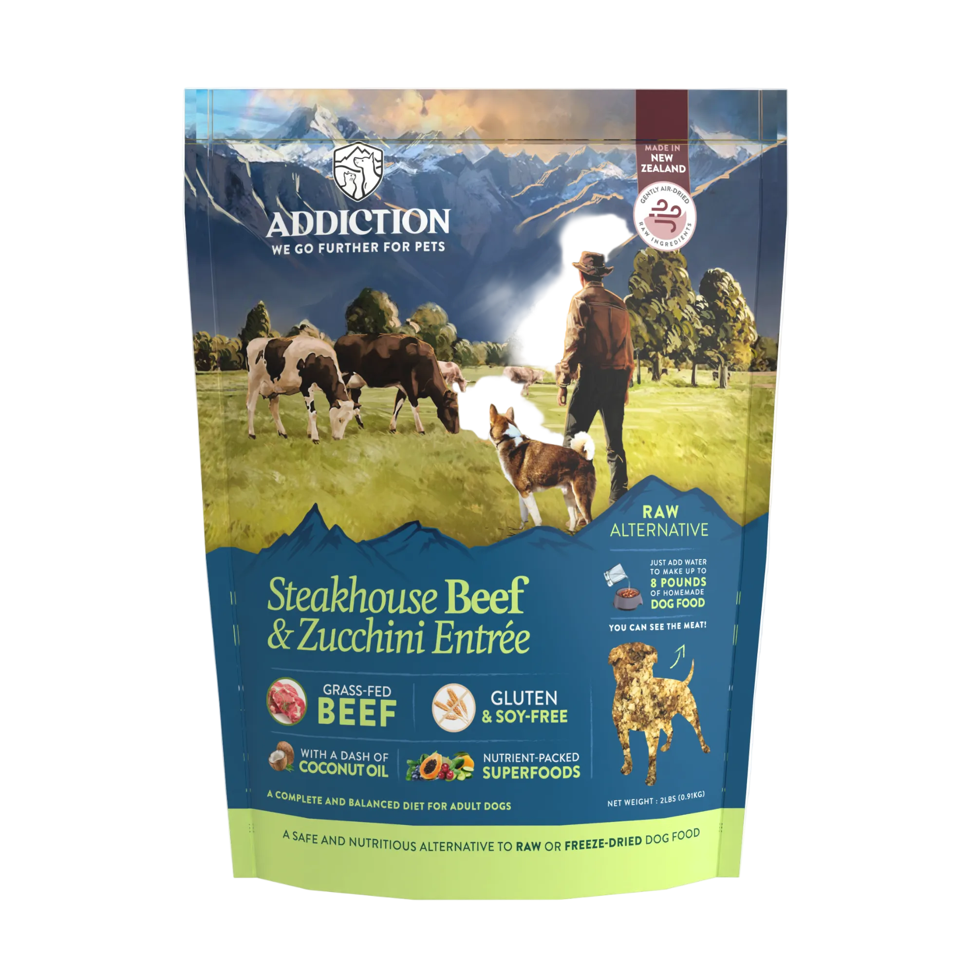 Steakhouse Beef & Zucchini Air-Dried Dog Food
