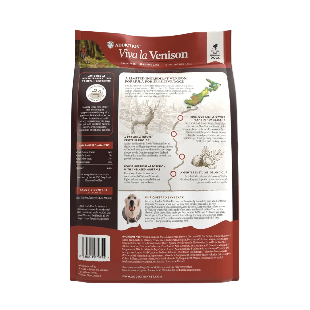 Viva La Venison Dry Dog Food