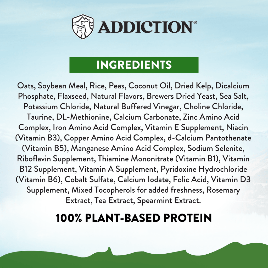 Addiction Zen Vegetarian Dog Food & Vegan Treats Bundle