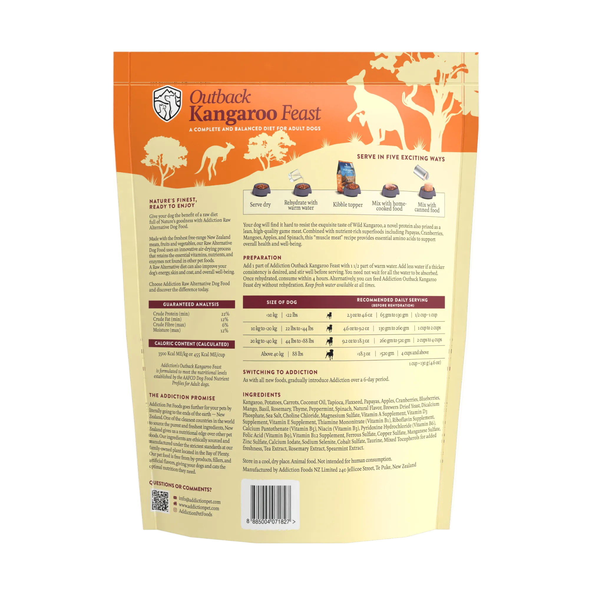 Outback Kangaroo Feast Air-Dried Dog Food