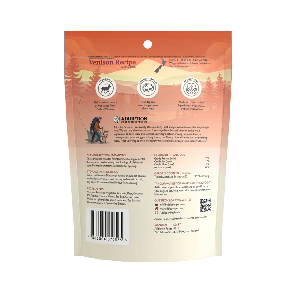Venison Meaty Bites - Hypoallergenic Dog Treats