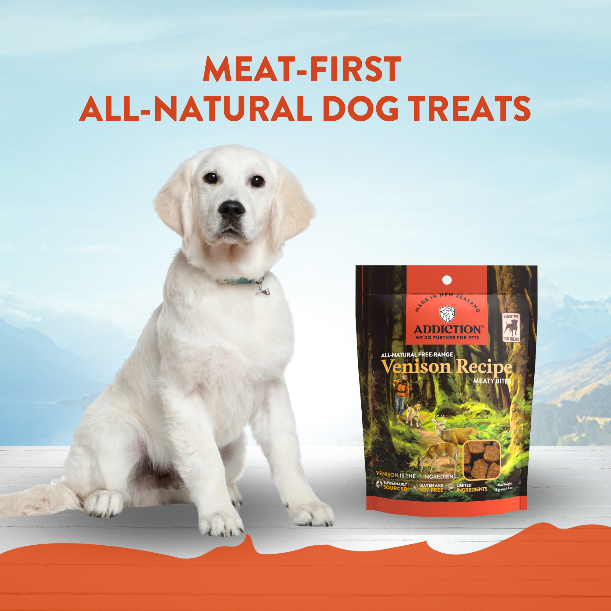 Venison Meaty Bites - Hypoallergenic Dog Treats