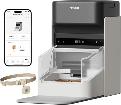 Automatic Cat Feeder with Collar Sensor & App Control for Multi-Cat Homes