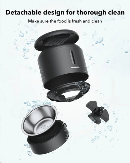 Automatic Pet Feeder 3L/5L with Camera, Timed Portions, Voice Call, Dual Power