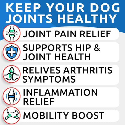 BARK&SPARK Liquid or Chews Glucosamine Joint Supplement for Dogs Mobility
