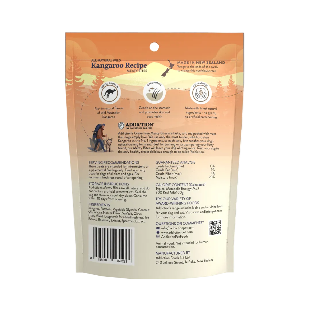 Meaty Bites Grain-free Premium Kangaroo Dog Treats