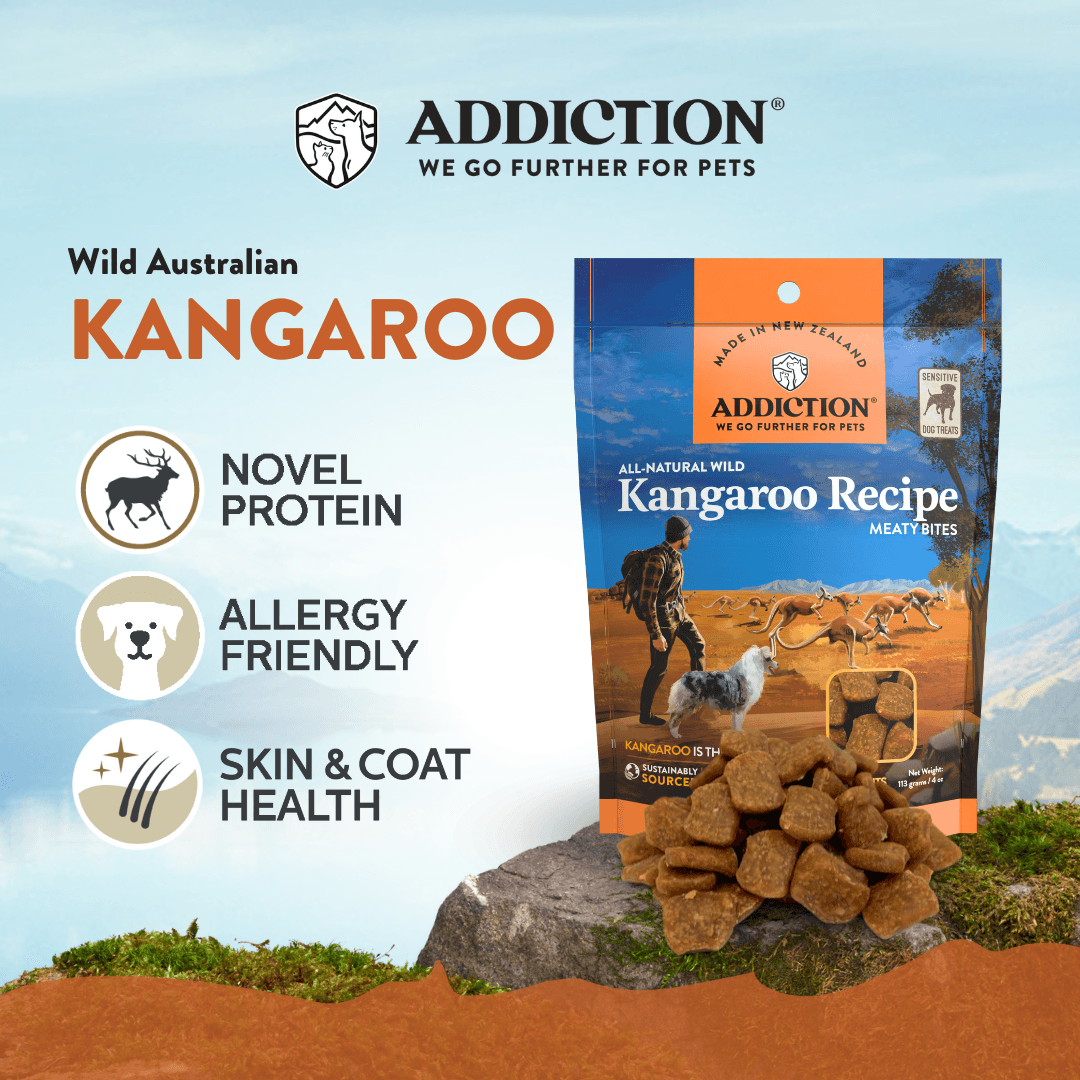 Addiction Kangaroo Air-Dried Dog Food & Treats Duo