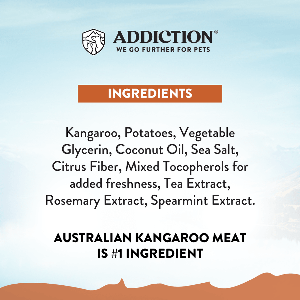 Addiction Kangaroo Air-Dried Dog Food & Treats Duo