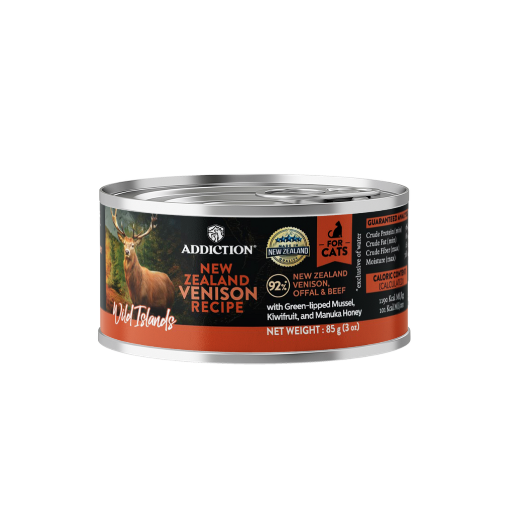 Wild Islands New Zealand Venison Recipe Premium Grain-free Canned Cat Food 85g