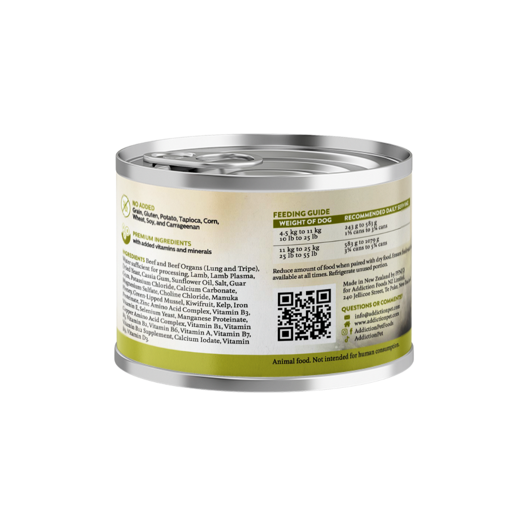 Wild Islands Highland Beef & Lamb Recipe Premium Grain-free Canned Dog Food 185g
