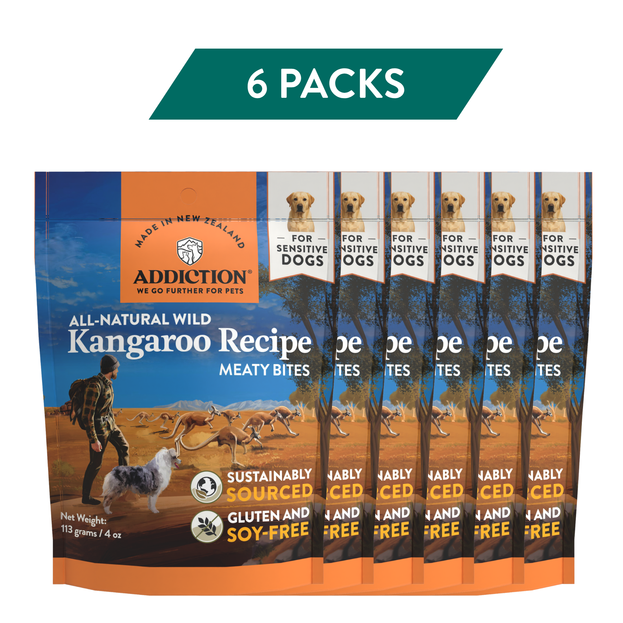 Meaty Bites Grain-free Premium Kangaroo Dog Treats