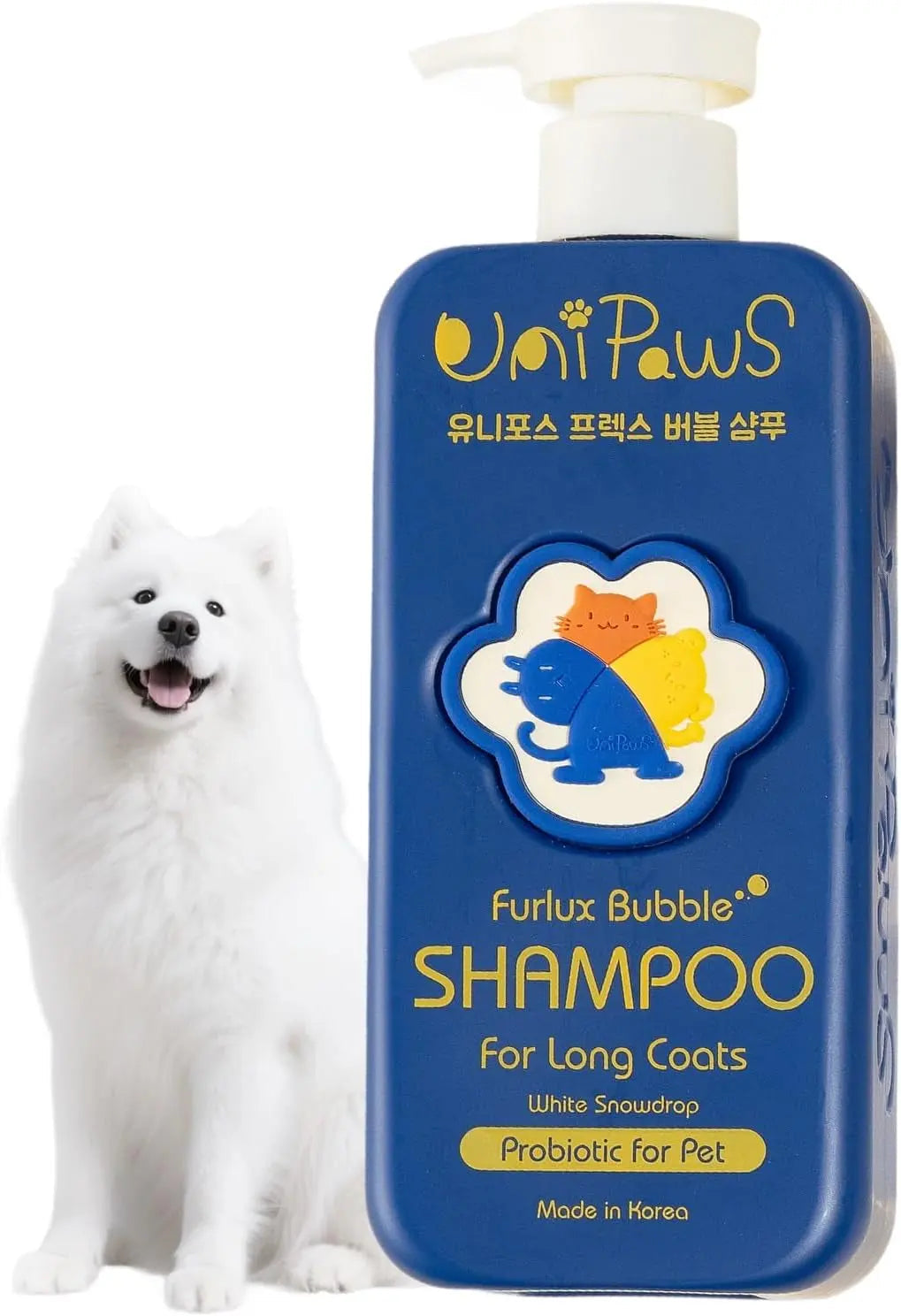 Biotin Dog Shampoo Long Coat Deshedding Probiotic 16.9oz