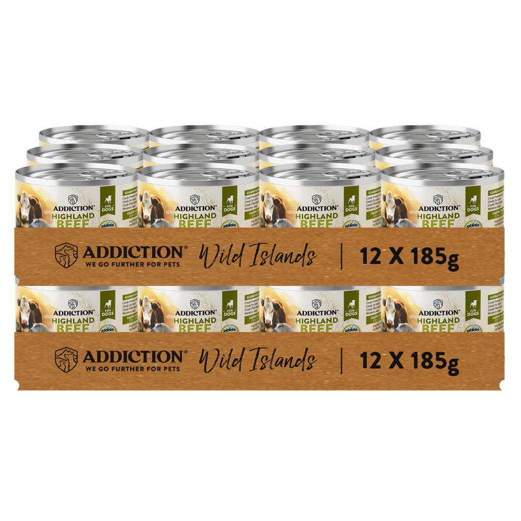 Wild Islands Highland Beef & Lamb Recipe Premium Grain-free Canned Dog Food 185g