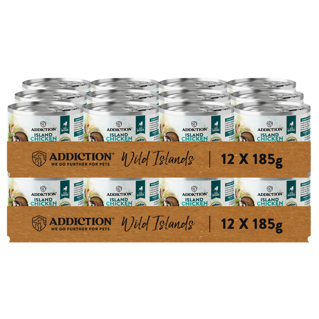 Wild Islands Island Chicken & Turkey Recipe Premium Grain-free Canned Dog Food 185g