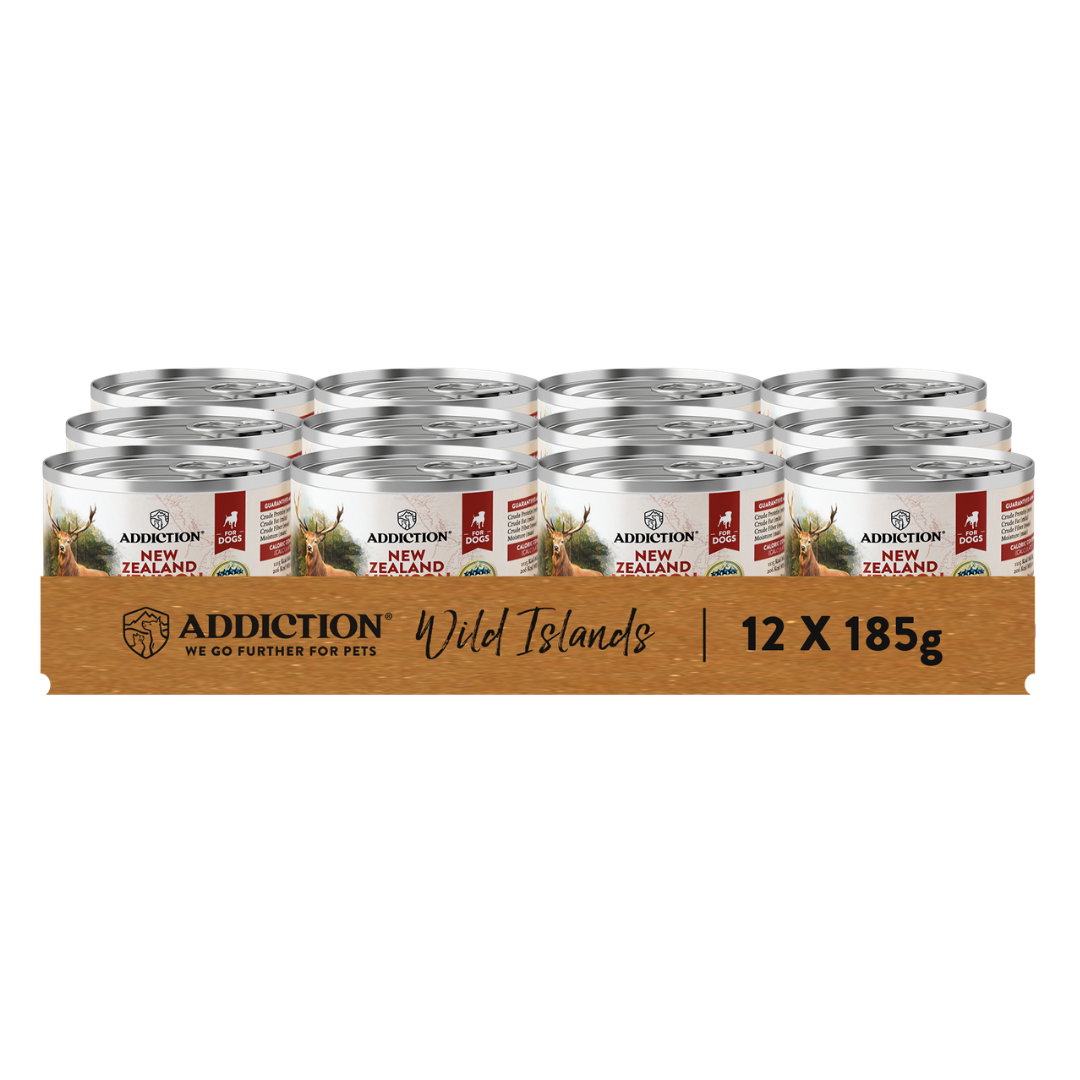 Wild Islands New Zealand Venison Recipe Premium Grain-free Canned Dog Food 185g