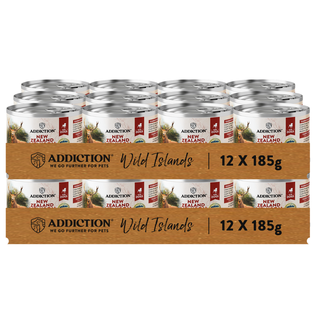 Wild Islands New Zealand Venison Recipe Premium Grain-free Canned Dog Food 185g