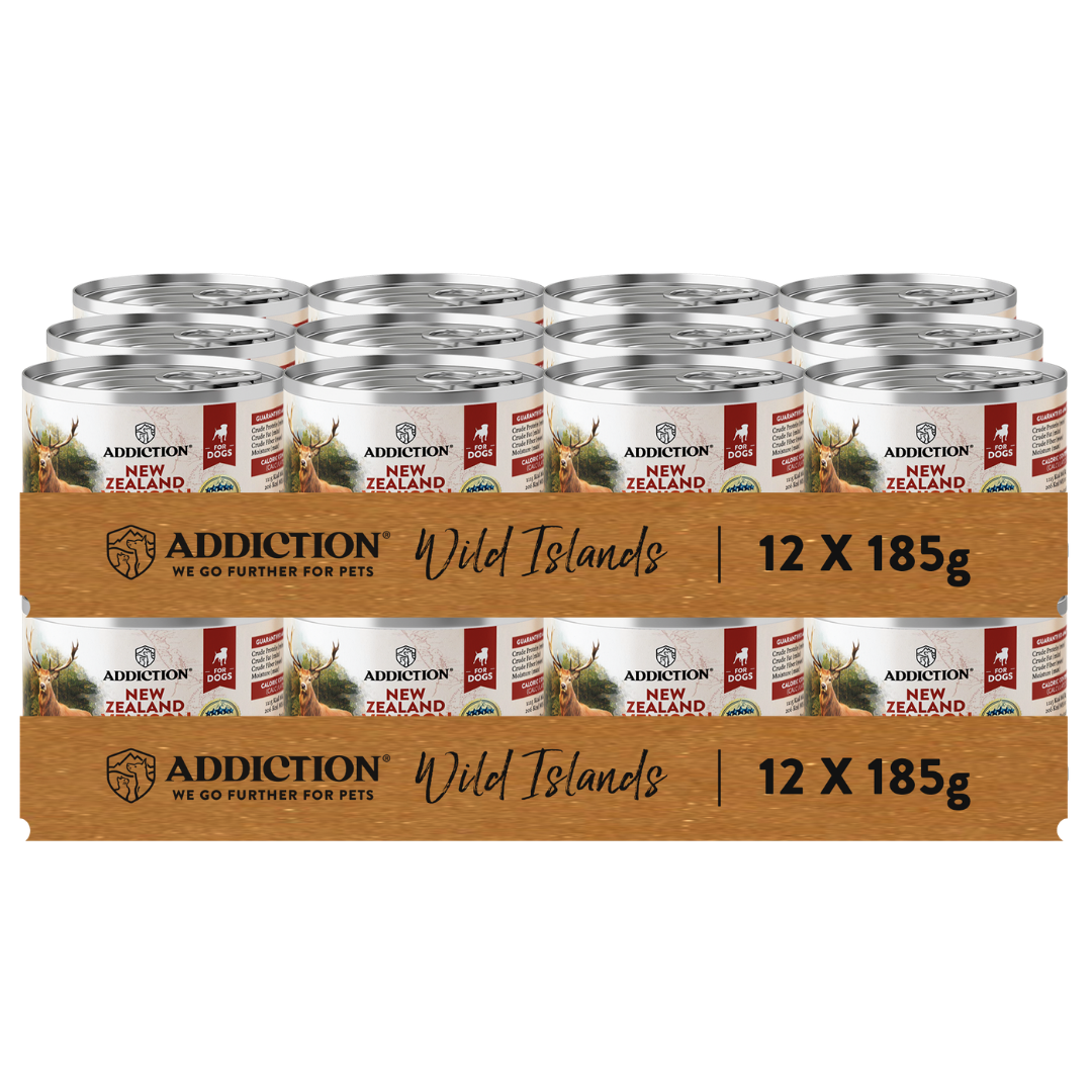 Wild Islands New Zealand Venison Recipe Premium Grain-free Canned Dog Food 185g