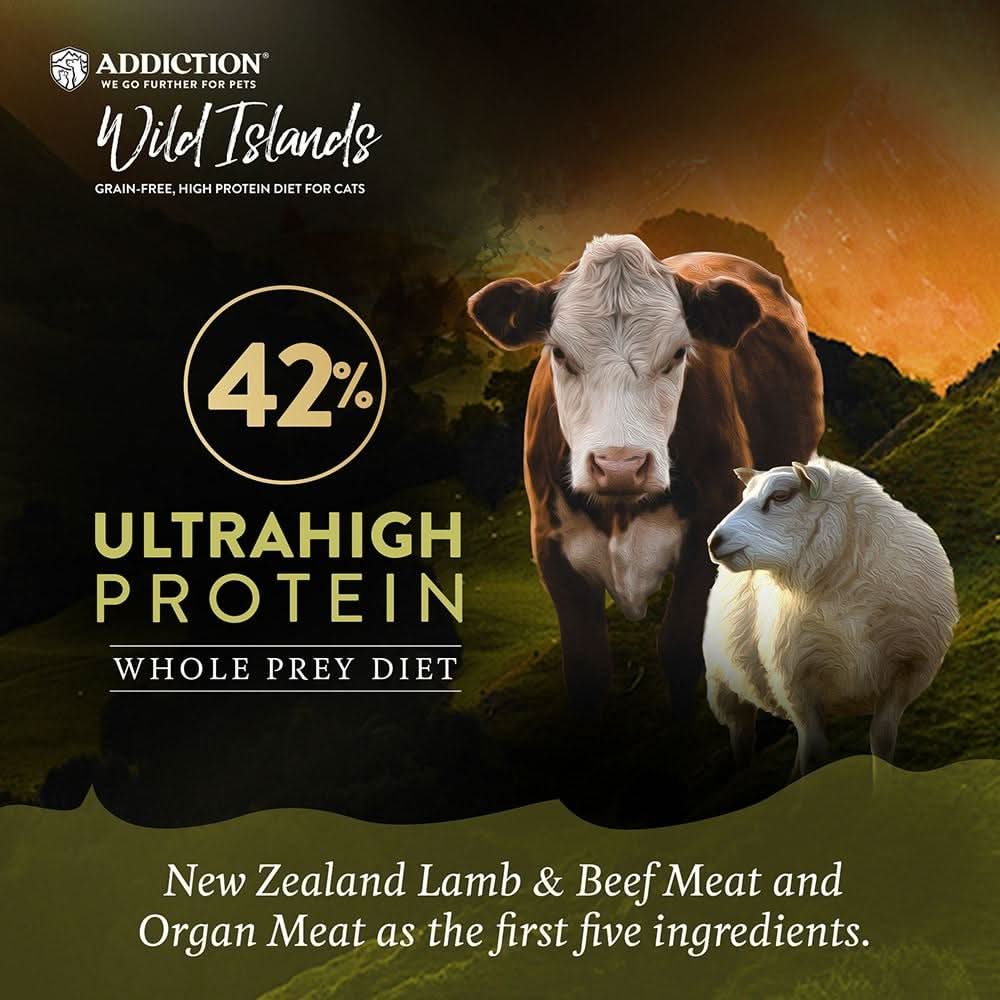 Wild Islands Highland Meats Grass-Fed Beef & Lamb Recipe Dry Cat Food