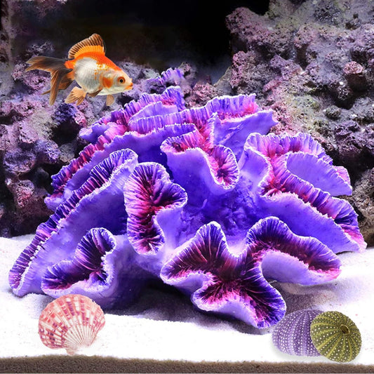 Aquarium Coral Decor Artificial Fish Tank Ornament Colorful Resin
