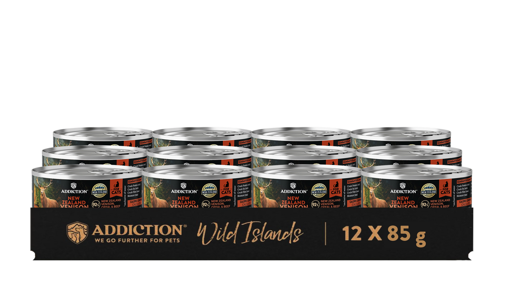 Wild Islands New Zealand Venison Recipe Premium Grain-free Canned Cat Food 85g