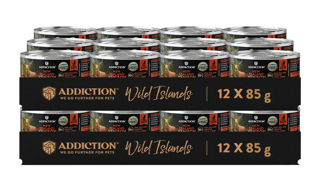 Wild Islands New Zealand Venison Recipe Premium Grain-free Canned Cat Food 85g