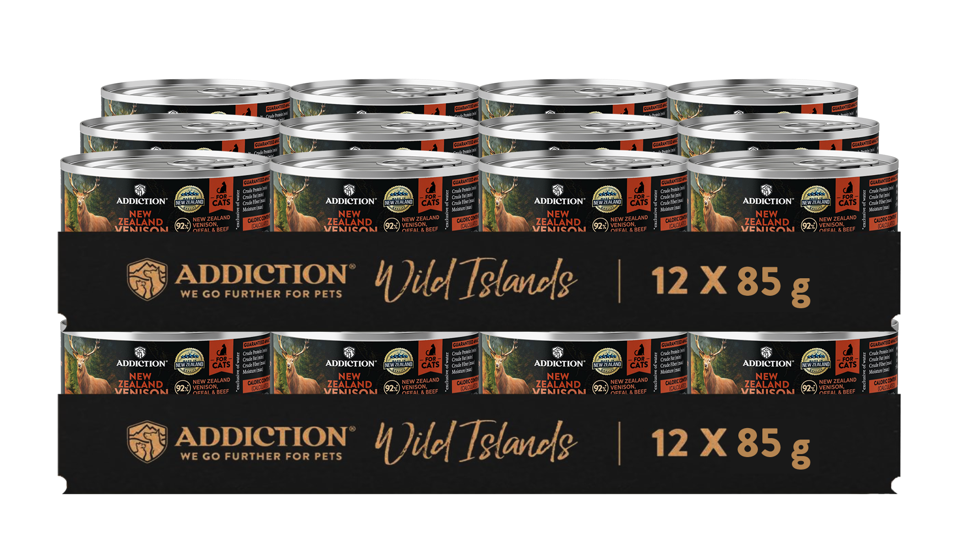 Wild Islands New Zealand Venison Recipe Premium Grain-free Canned Cat Food 85g